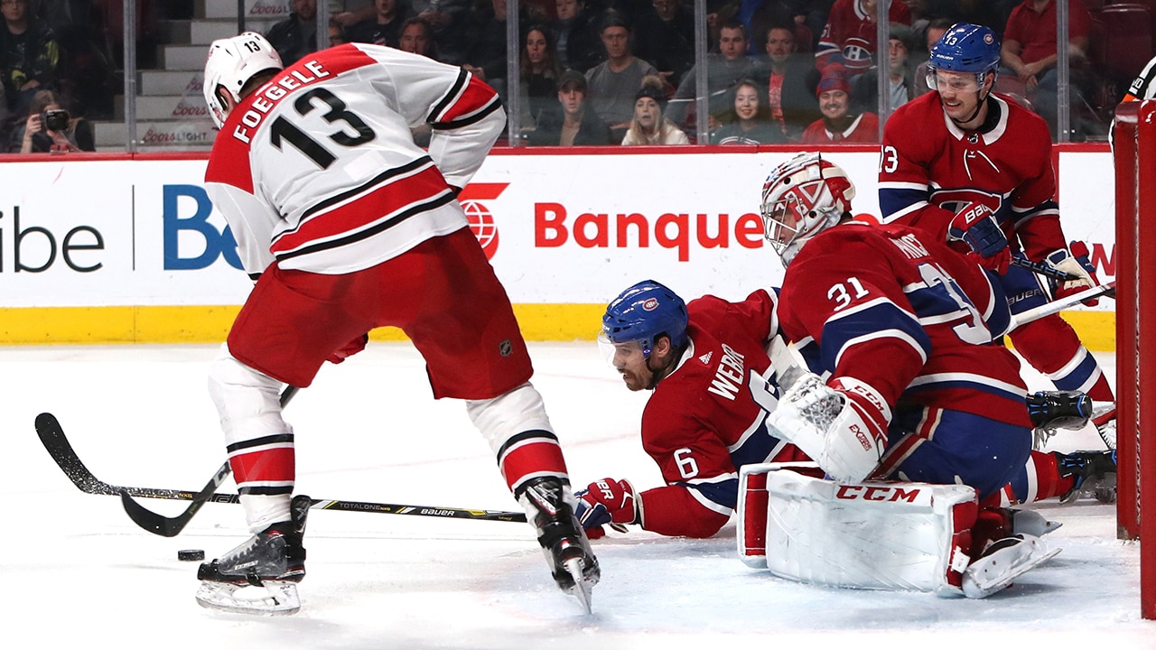 Hurricanes stay hot with road win over Canadiens