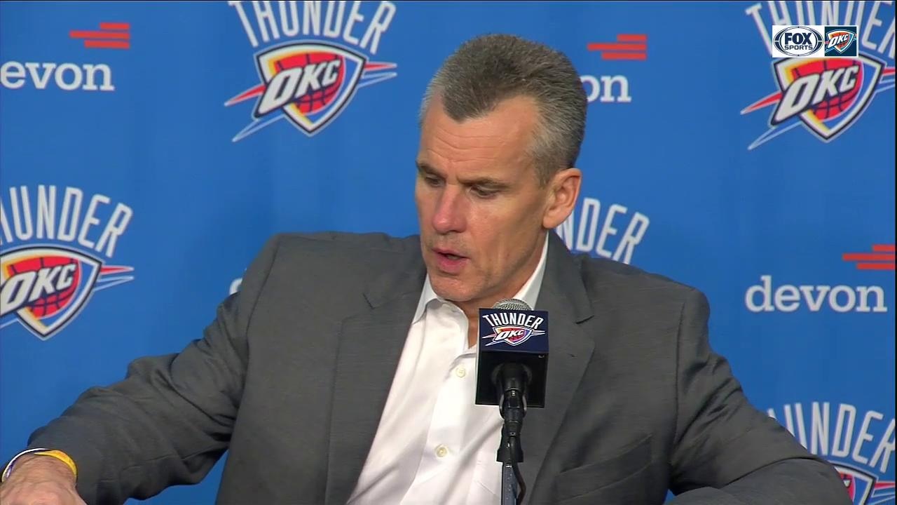 Billy Donovan on the good things in OKC win over ATL