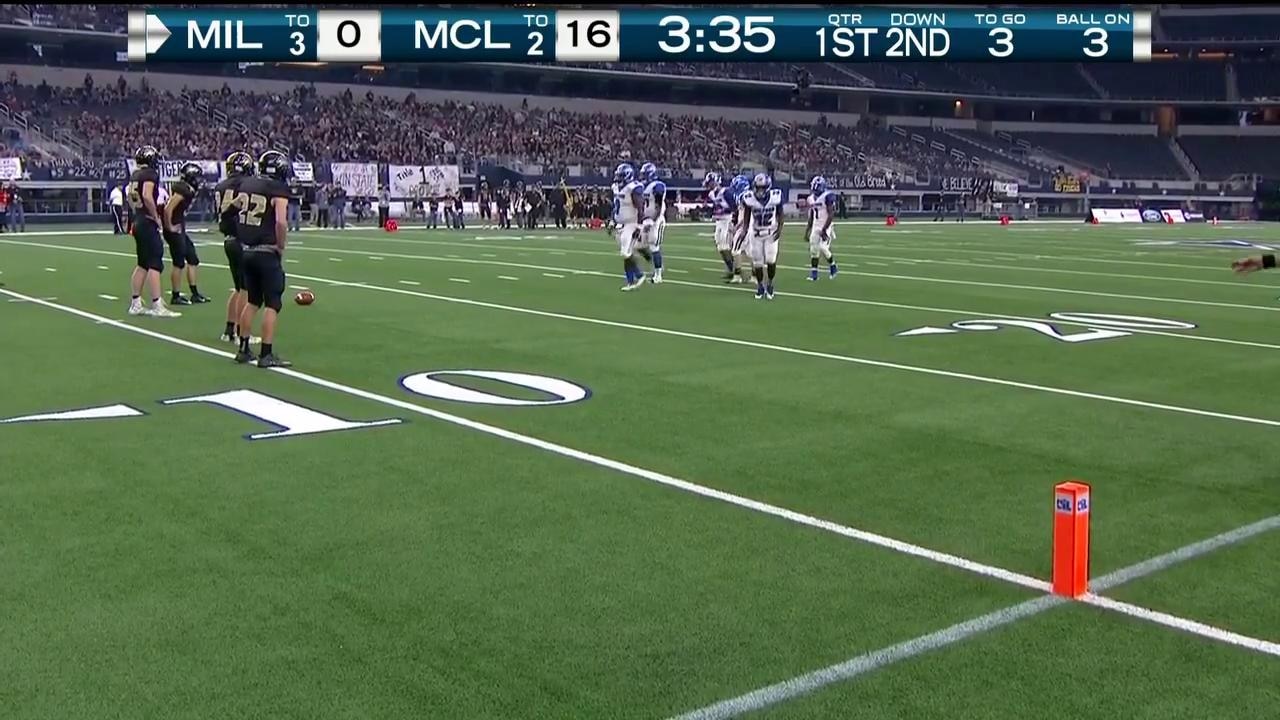 HIGHLIGHTS: Milford on the board after 3-yard touchdown run | UIL Texas Football State Championships