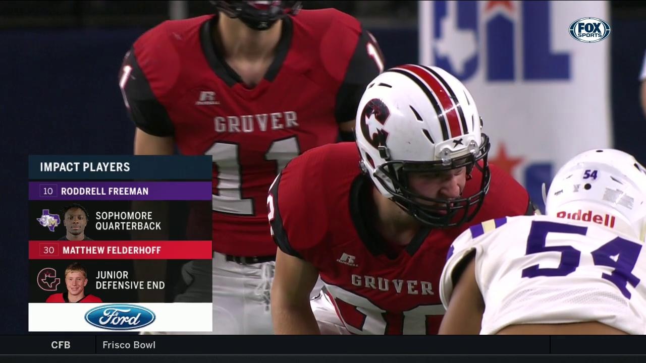 HIGHLIGHTS: Mart Strikes first against Gruver  | UIL Texas State Football Championships