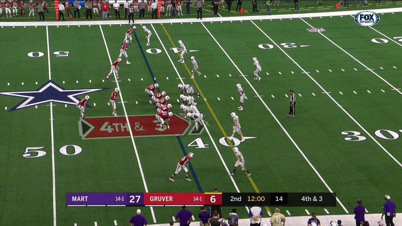 HIGHLIGHTS: 42-Yard Touchdown Run for Gruver | UIL Texas State Football Championships