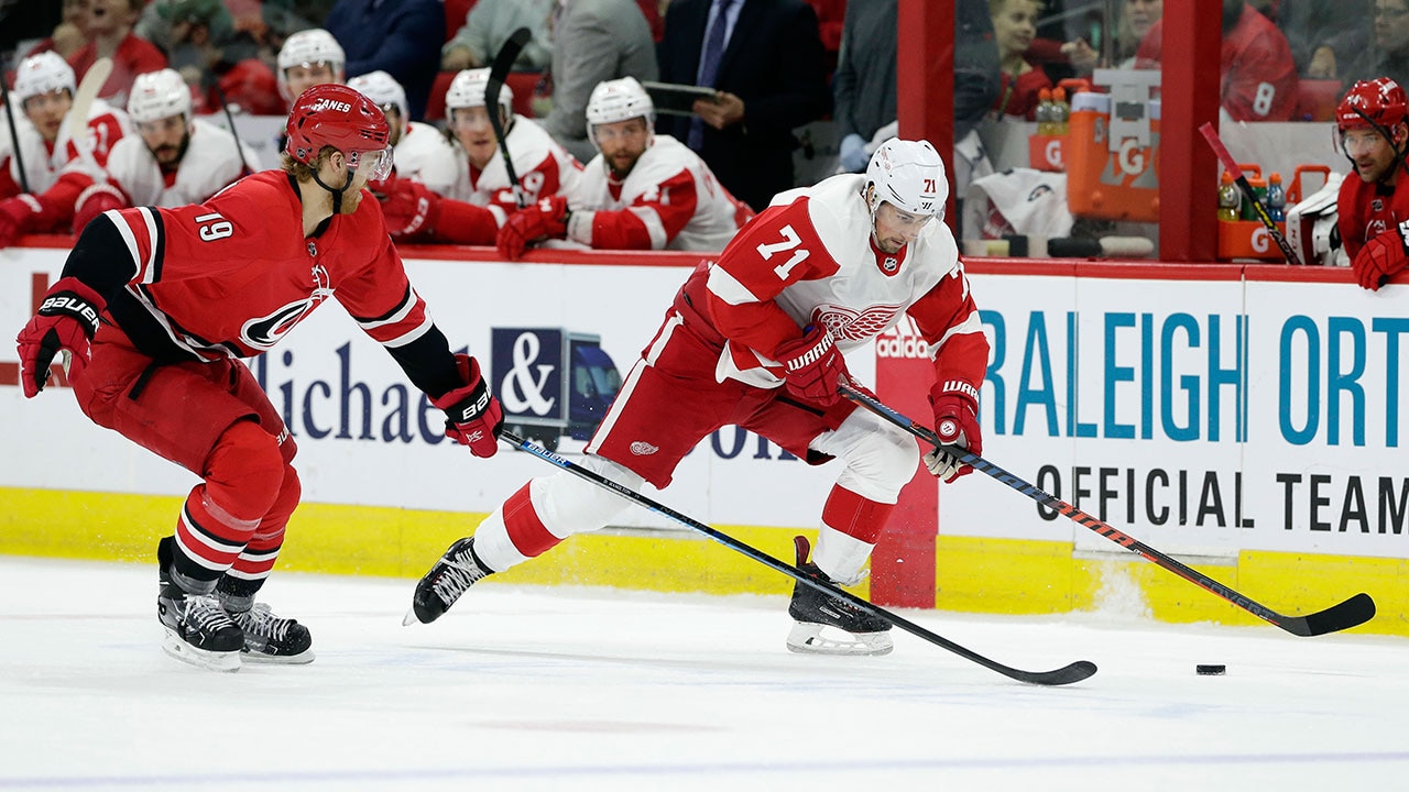 Hurricanes unable to slow down Red Wings