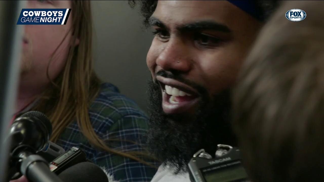 Ezekiel Elliott on Playoff win over Seahawks: 'We're not done' | Cowboys Game Night