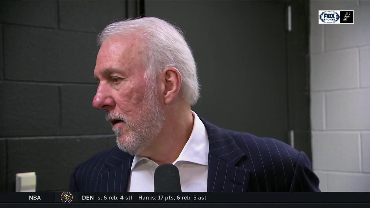 Gregg Popovich on win over Memphis Grizzlies