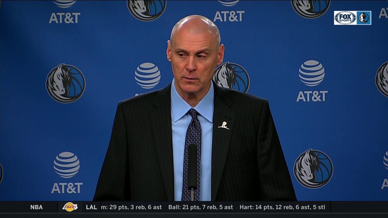 Rick Carlisle talks Mavs loss to the Lakers