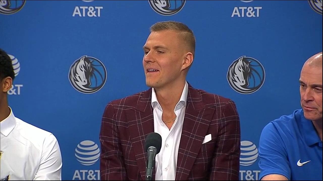 Porzingis: 'It's been a great 48 hours in Dallas' | Mavs Press Conference