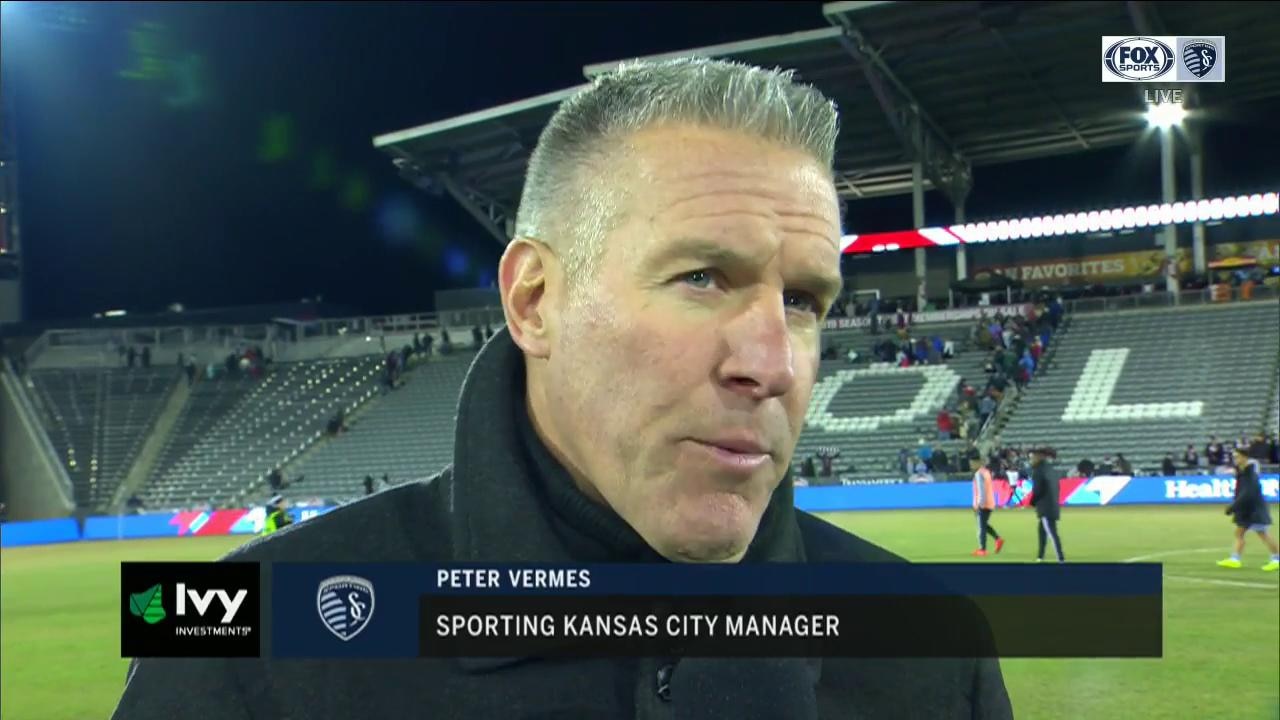 Vermes: Tie on short rest is 'a big step for us'