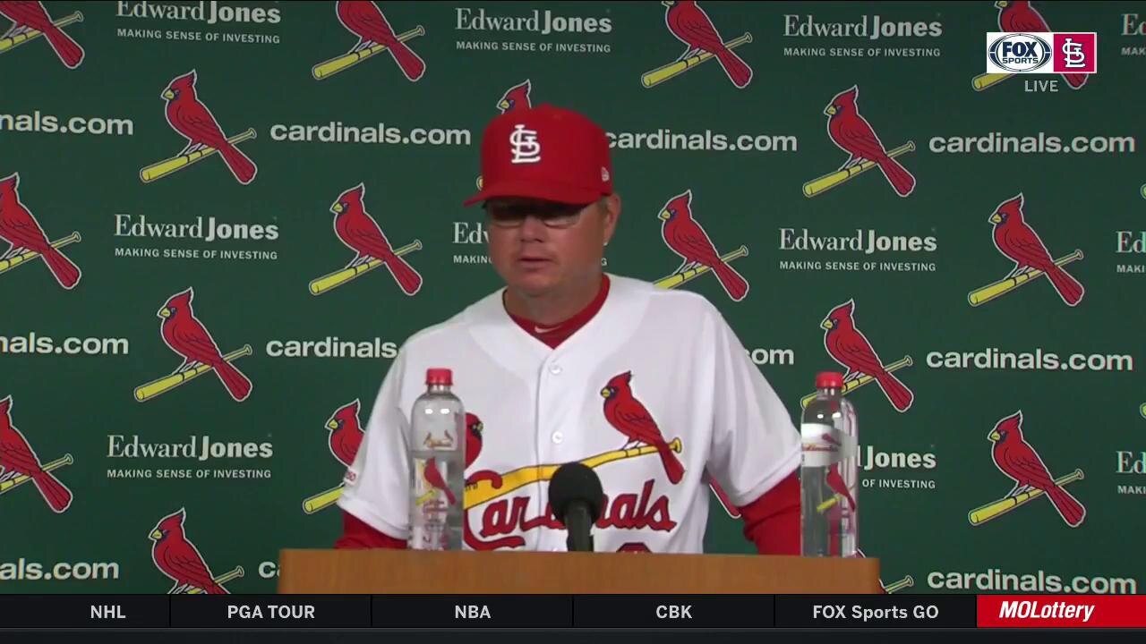 Shildt on the four-game sweep: 'That was a team series'