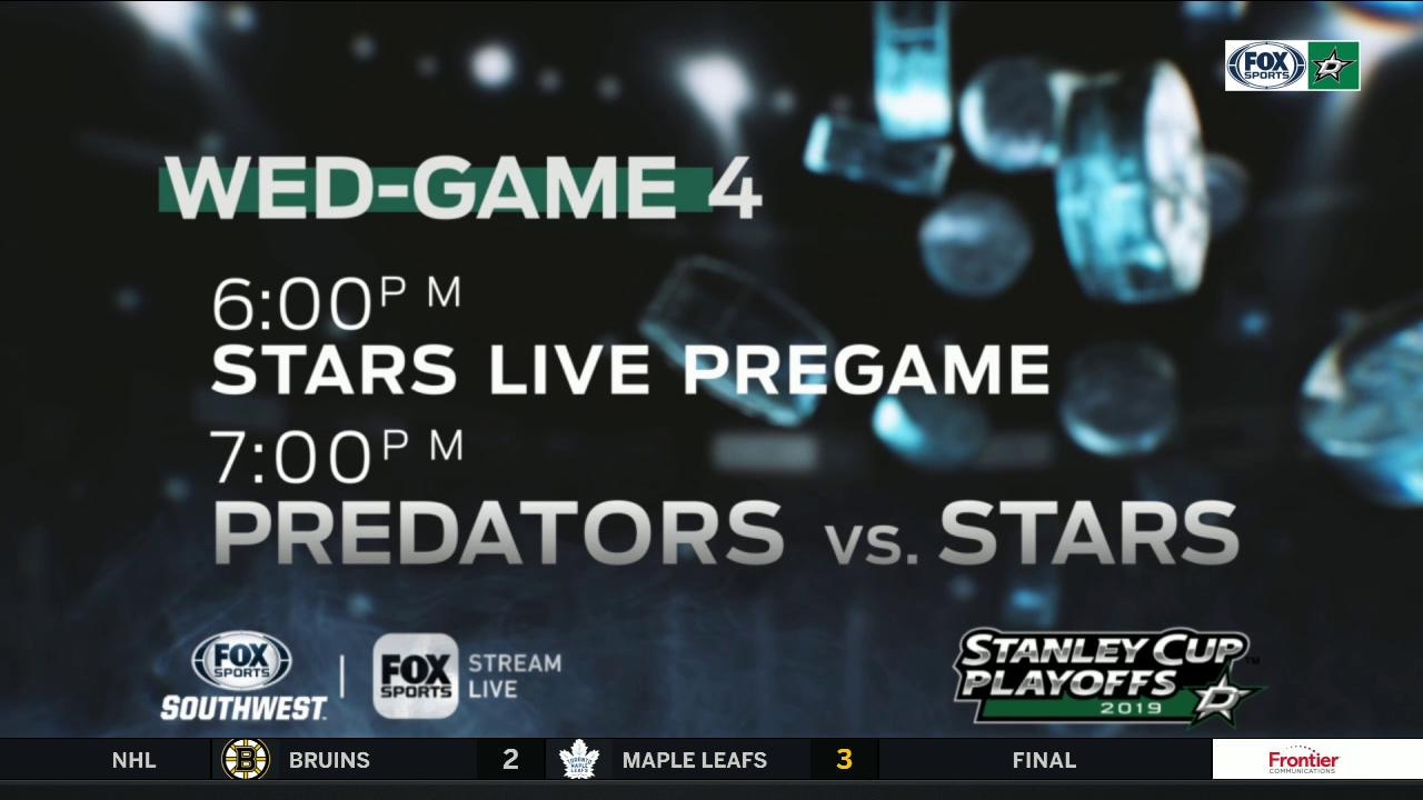 Stars look to even series vs. Predators Wednesday night | Stars Live