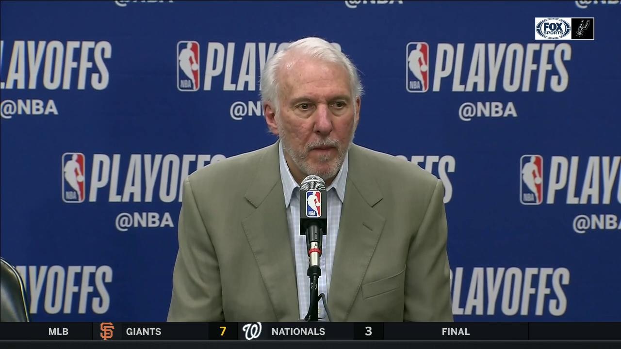 Gregg Popovich on Spurs Game 2 Loss in Denver