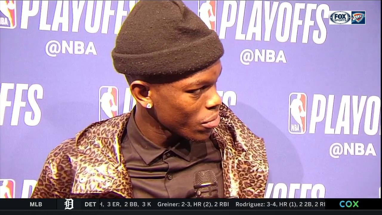Dennis Schroder on Thunder Game 5 Loss to Trail Blazers