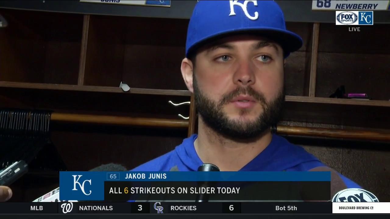 Junis: 'It's good to finally get some swing-and-misses' on slider