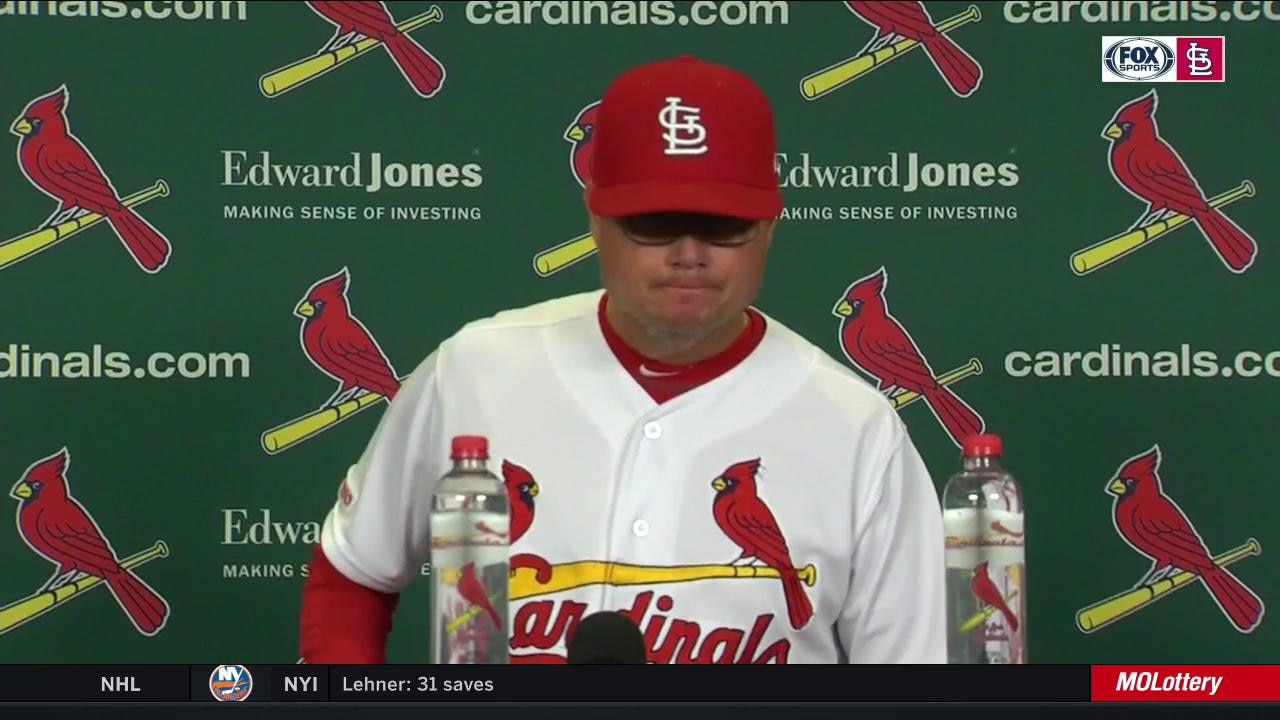 Shildt on using Gyorko as a pitcher: 'There wasn't a phone call involved'