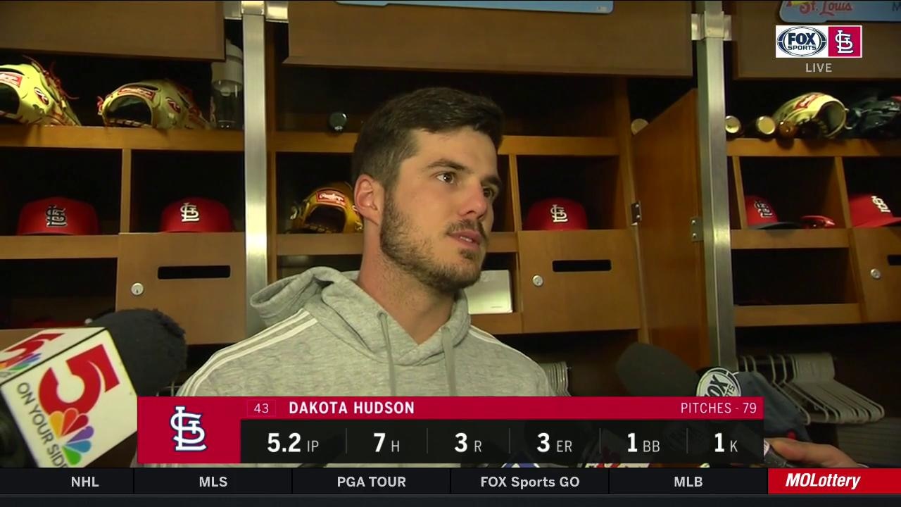 Dakota Hudson 'relied heavily on a good defense' against Reds