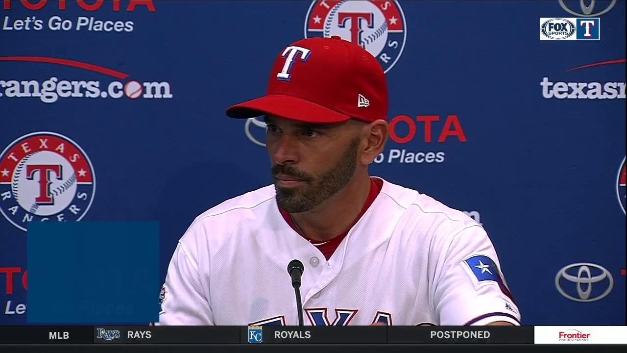 Chris Woodward on Texas' 11th-Inning loss to Pittsburgh