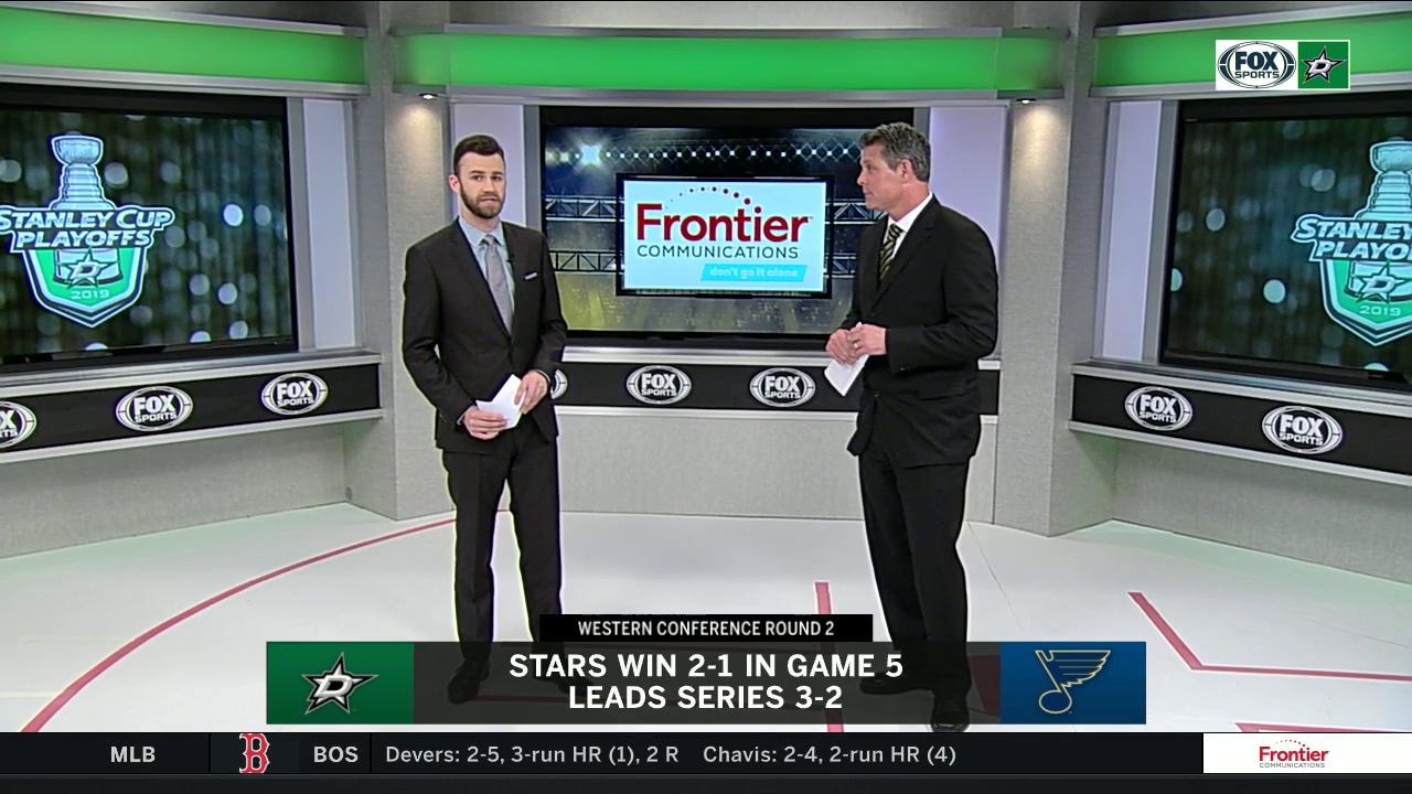 Stars work through injuries to take Game 5 vs. Blues | Stars Live