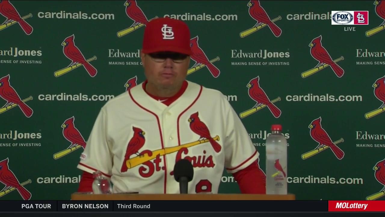 Shildt on the Cardinals' cold offense
