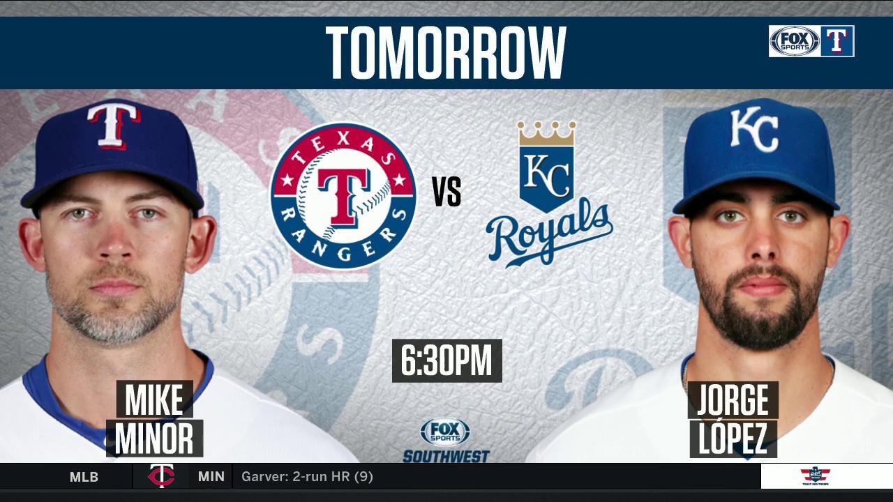Mike Minor Due up for Texas | Rangers Live
