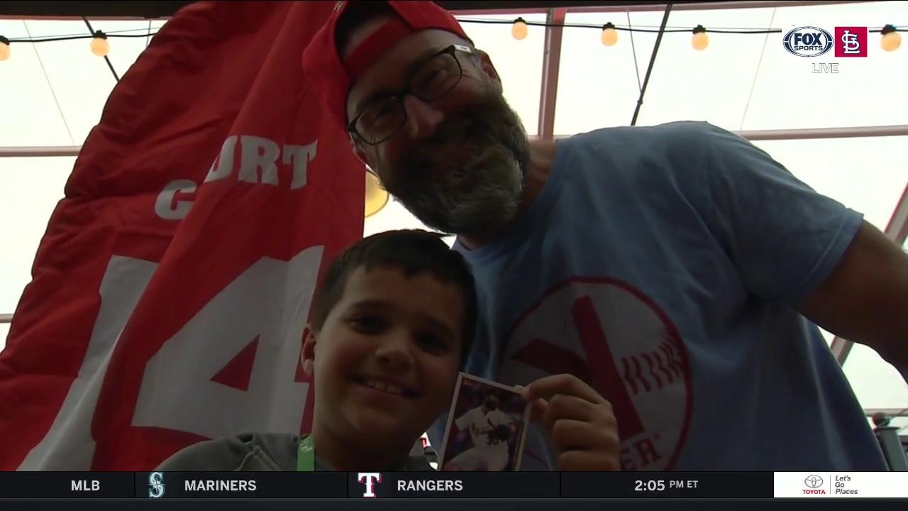 Jason Motte and Kolten Wong on the Cornhole Challenge