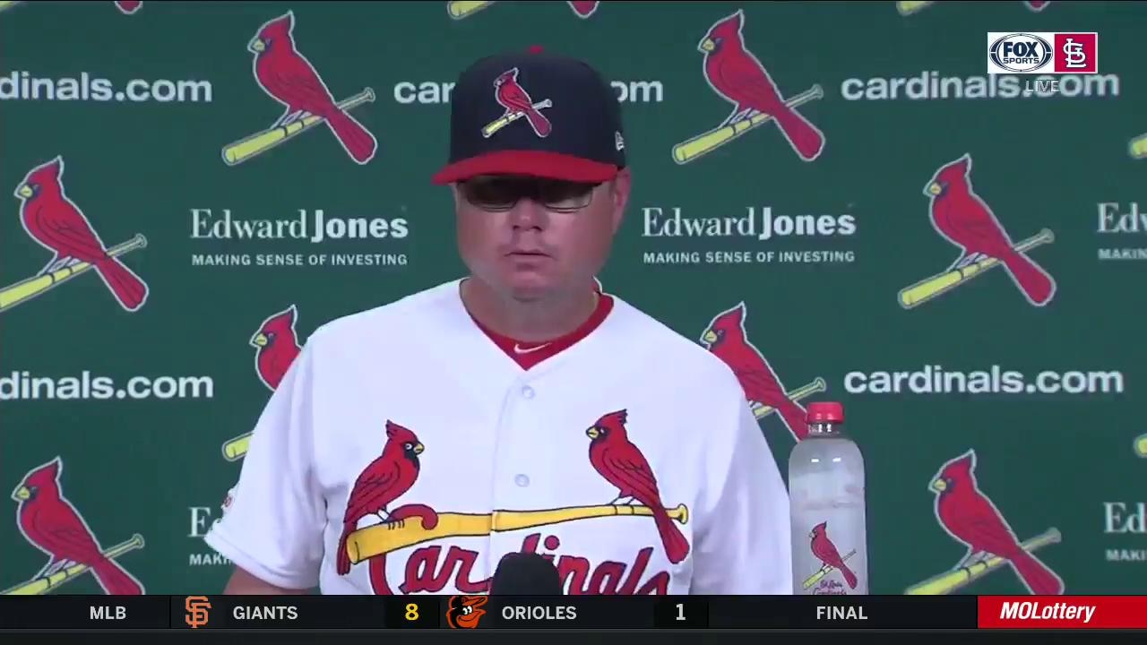 Shildt told Waino to 'keep the pedal down' late into his start