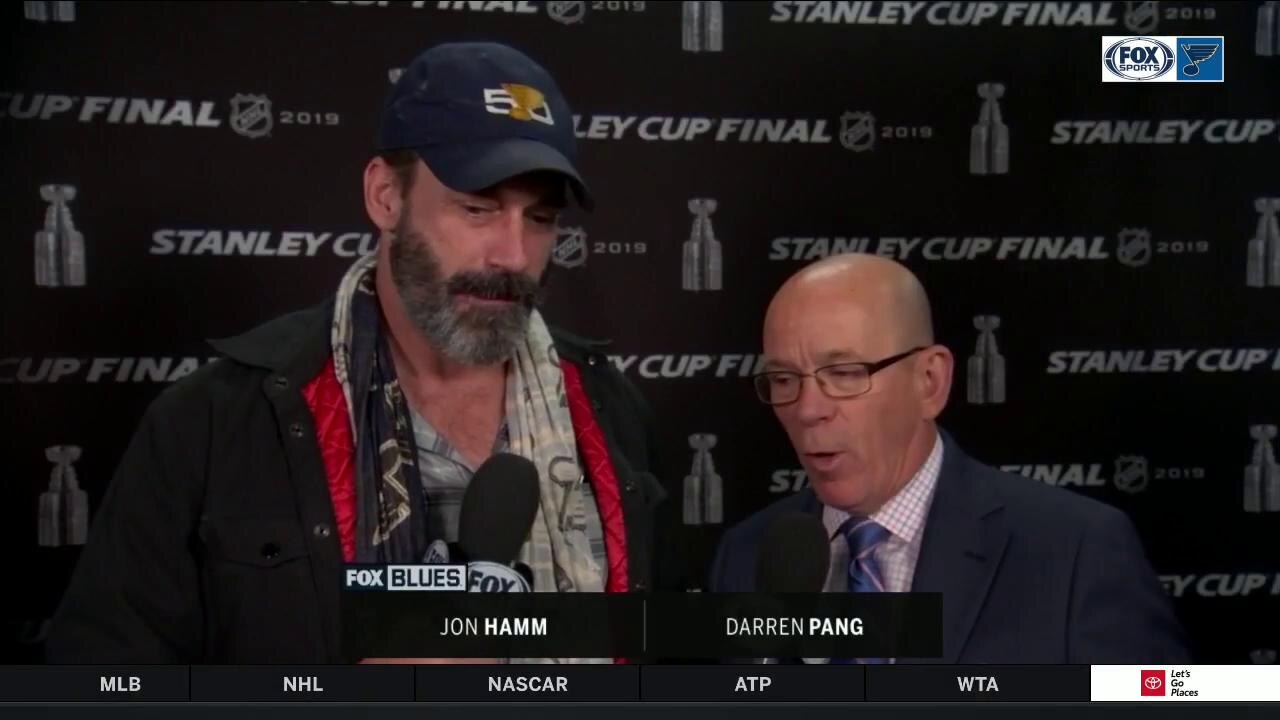Jon Hamm on Blues going into Game 4: 'It's not like they haven't been here before'
