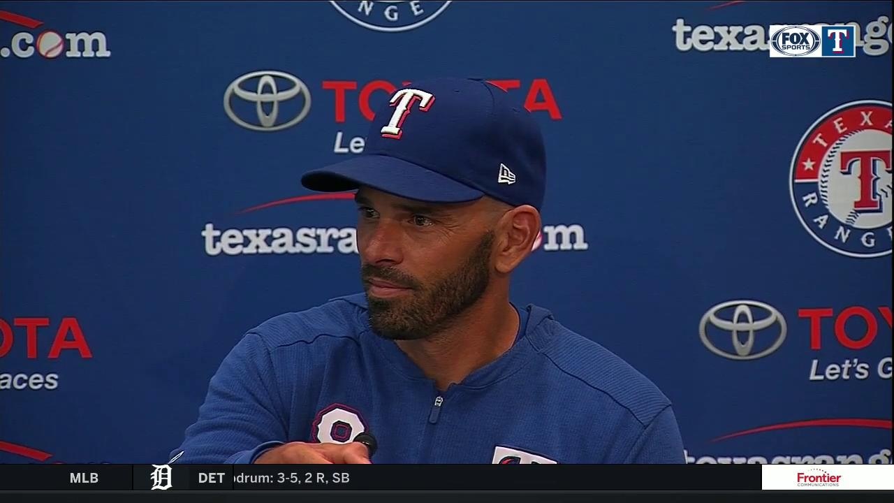 Chris Woodward on Rangers rallying in the 9th, loss to Baltimore