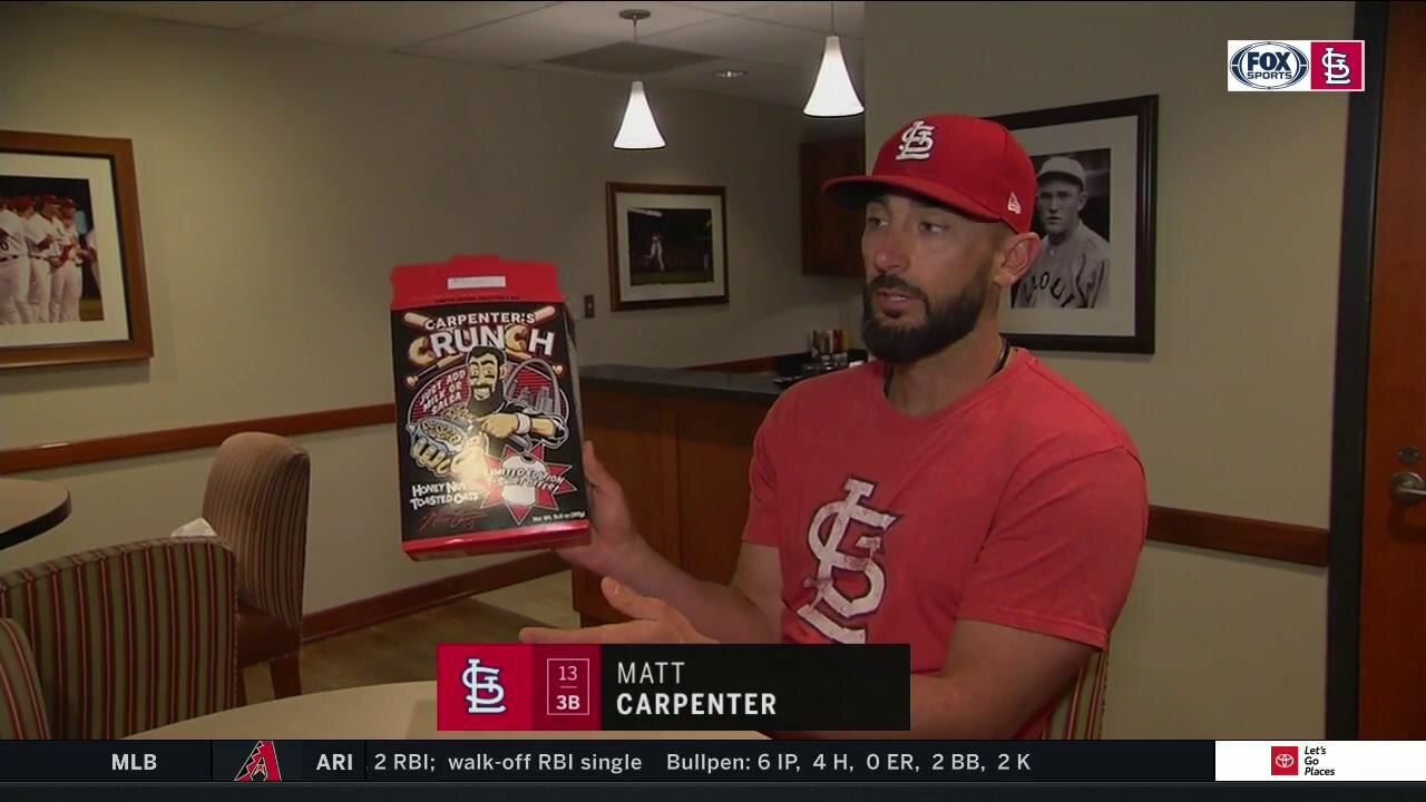 Matt Carpenter on 'Carpenter's Crunch,' his new breakfast cereal