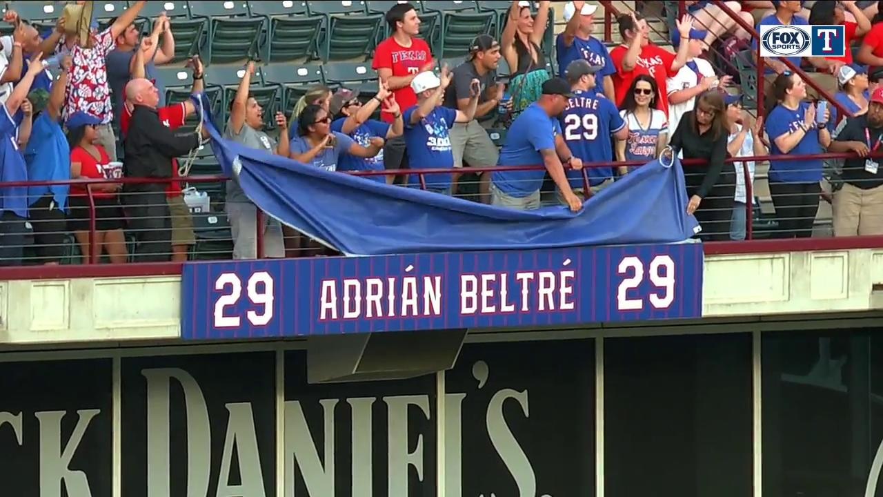 Beltre's No. 29 is Officially Retired | Adrian Beltre Retirement Ceremony
