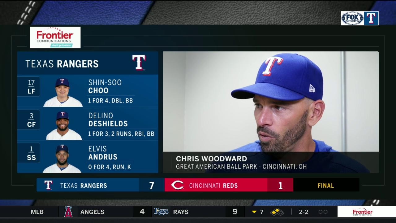 Chris Woodward: 'I thought all our guys did a great job'