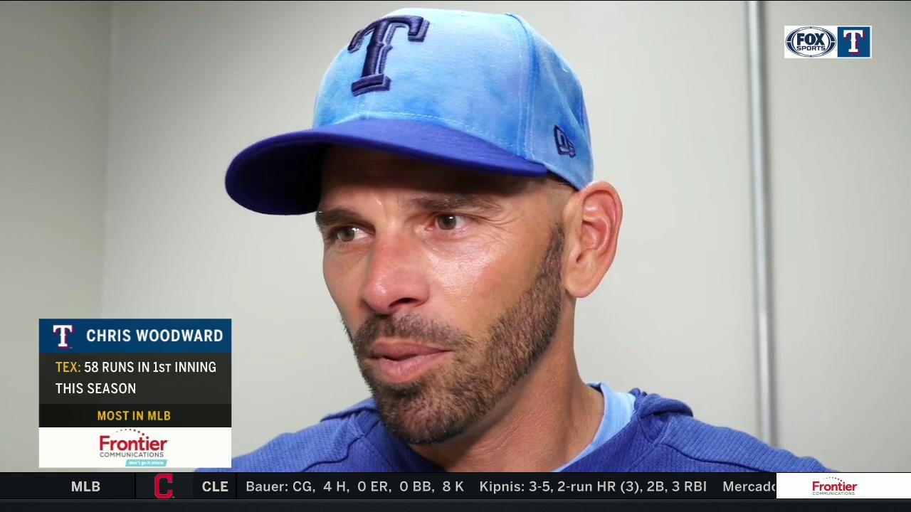 Chris Woodard on Pence, Rangers loss to Reds