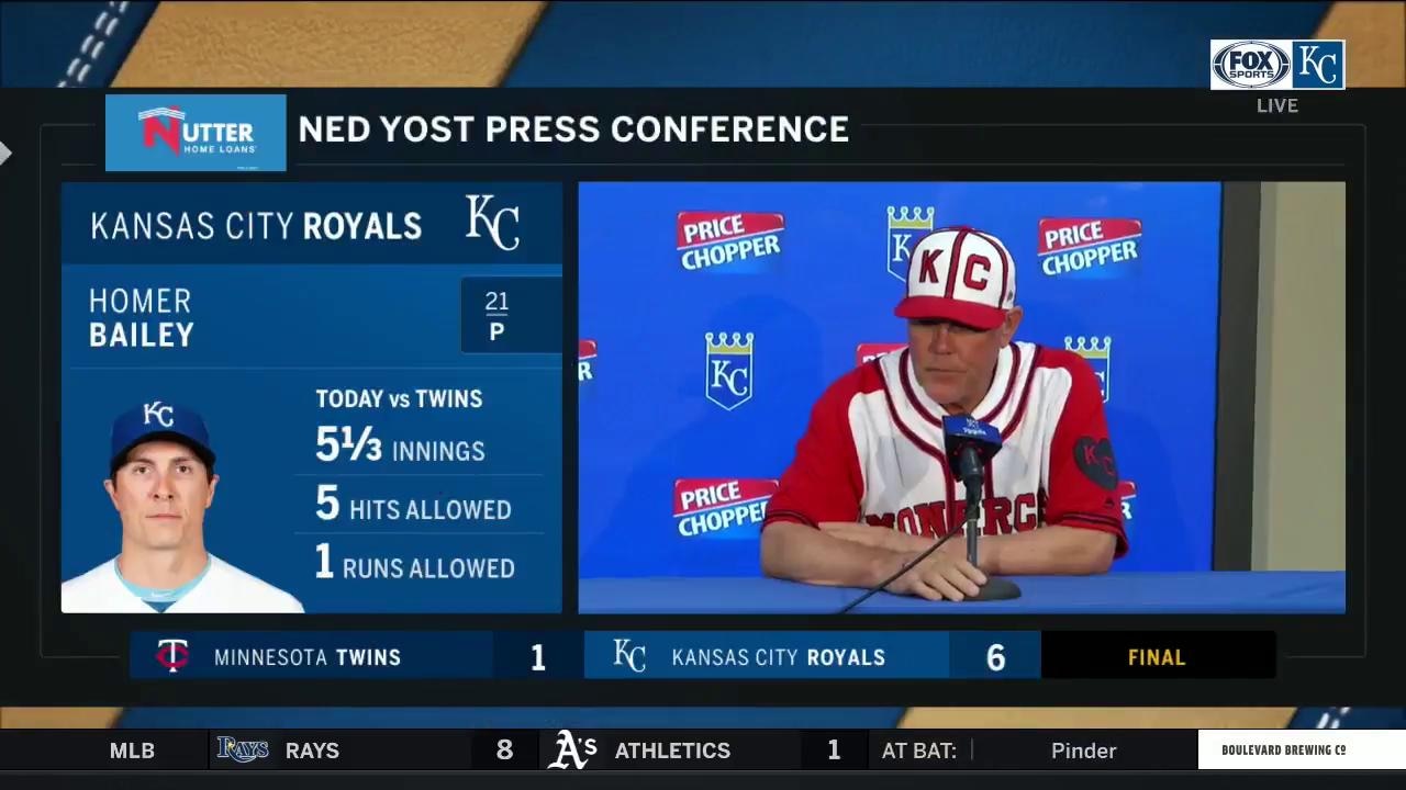Yost: 'I feel like we're playing pretty good baseball'