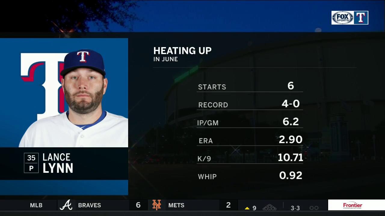 Lance Lynn was Dominant in Texas' win over Tampa Bay | Rangers Live