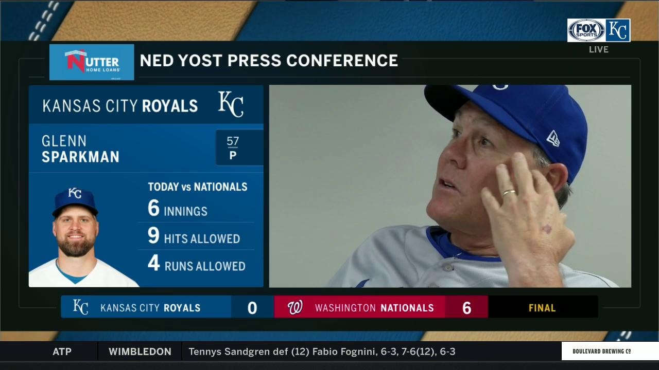 Yost on Sparkman: 'I was pleased that he was able to give us six strong'