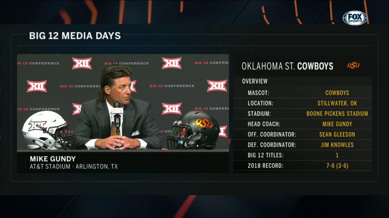 Mike Gundy Takes Questions | Big 12 Media Days