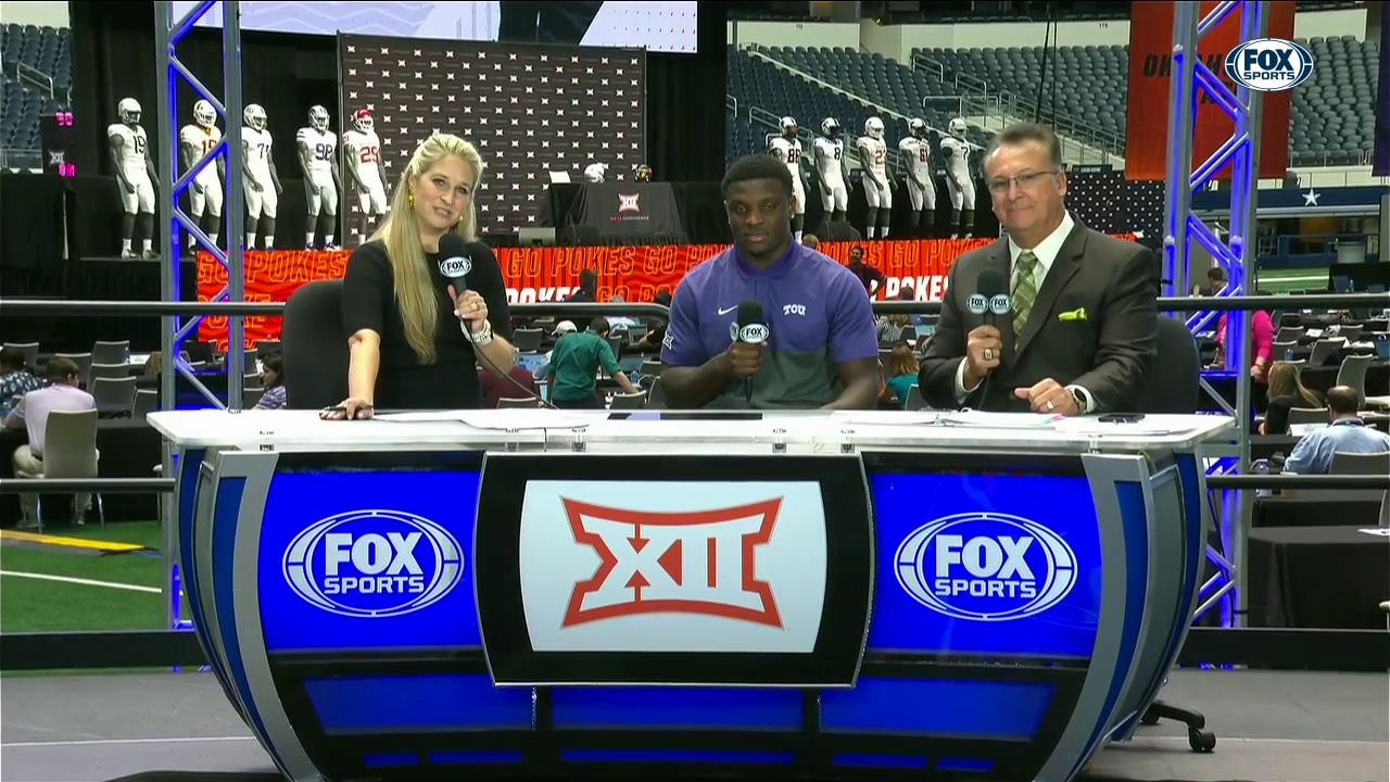 Jalen Reagor joins the desk | Big 12 Media Days