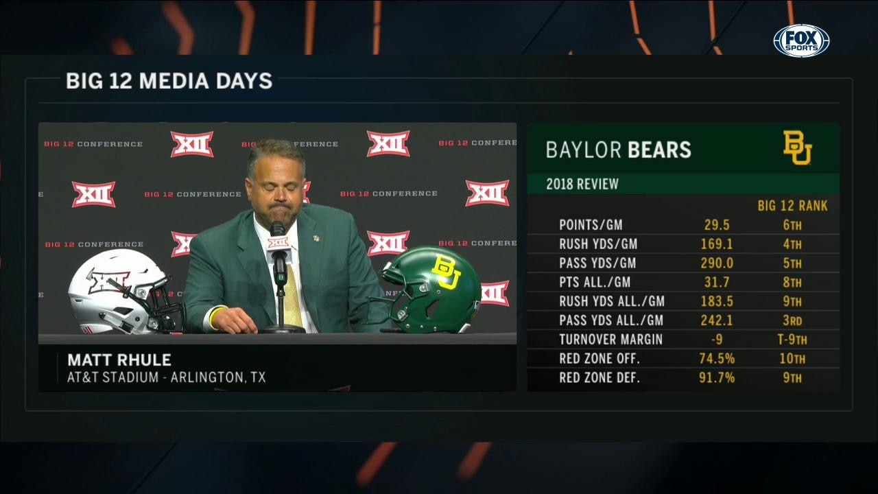 Matt Rhule takes questions | Big 12 Media Days