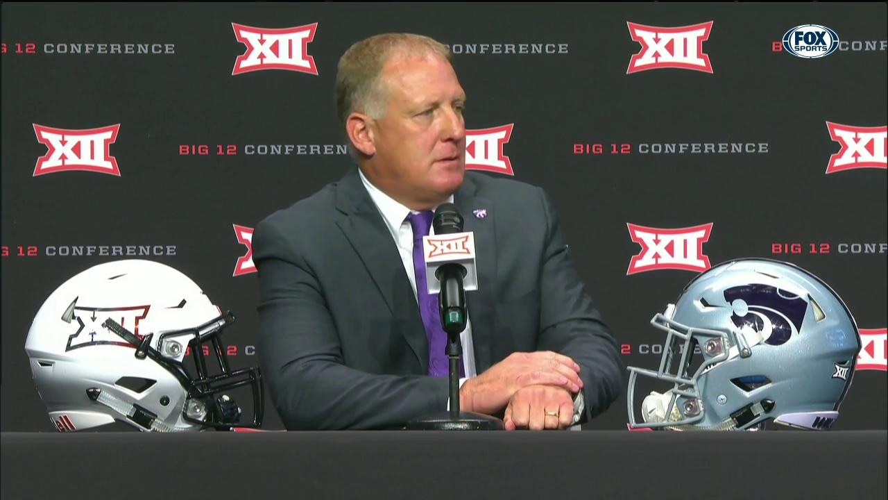 Chris Klieman at the Podium | Big 12 Media Days