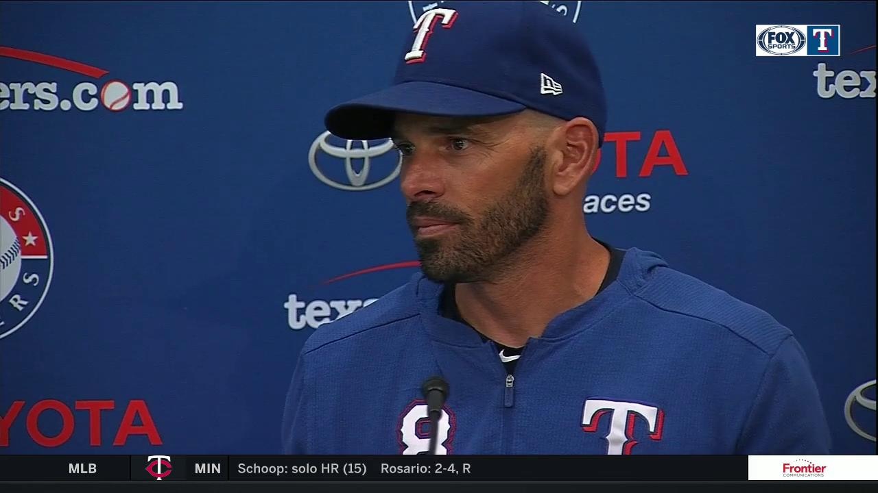 Chris Woodward talks tough loss against the Diamondbacks