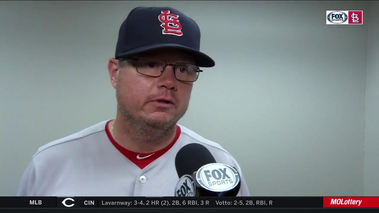 Shildt on Cardinals' comeback: 'They're playing the game to win'