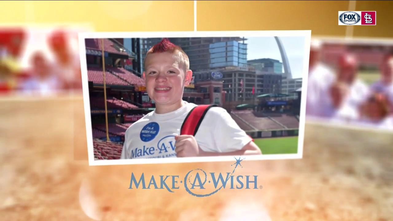 Preston's big Make-A-Wish day with the Cardinals
