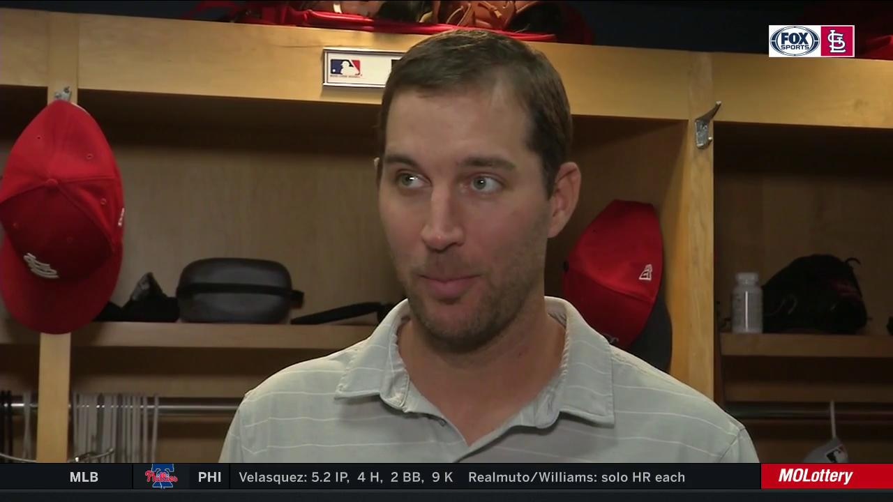 Wainwright applauds 'rockstar appearance' by Cardinals hitters