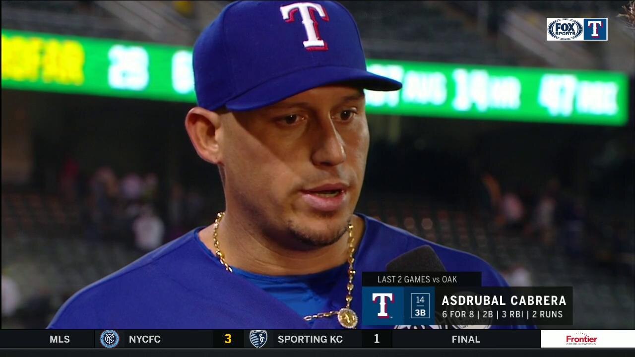 Asdrubal Cabrera helps Texas in win over Oakland