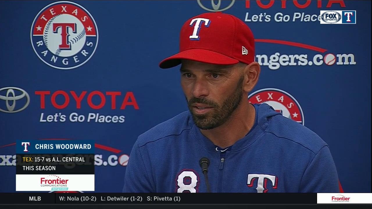 Chris Woodward on Odor's Walk-Off Home Run, Rangers 5-4 win