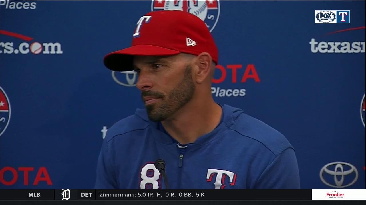Chris Woodward on the 12-7 loss: 'We did fight'
