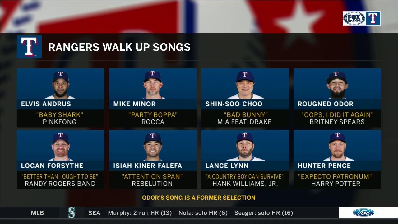 Rangers who have their Walk Up Songs | Rangers Live