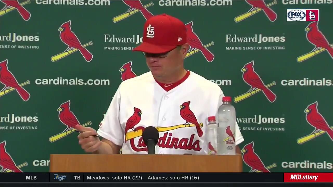 Shildt after the Cardinals beat the Rockies