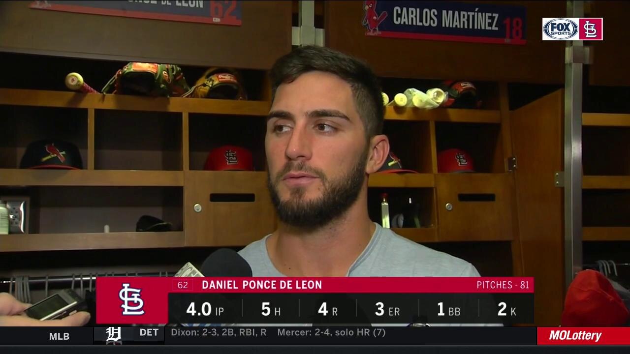 Ponce de Leon: 'I felt a little bit out of rhythm' against Reds