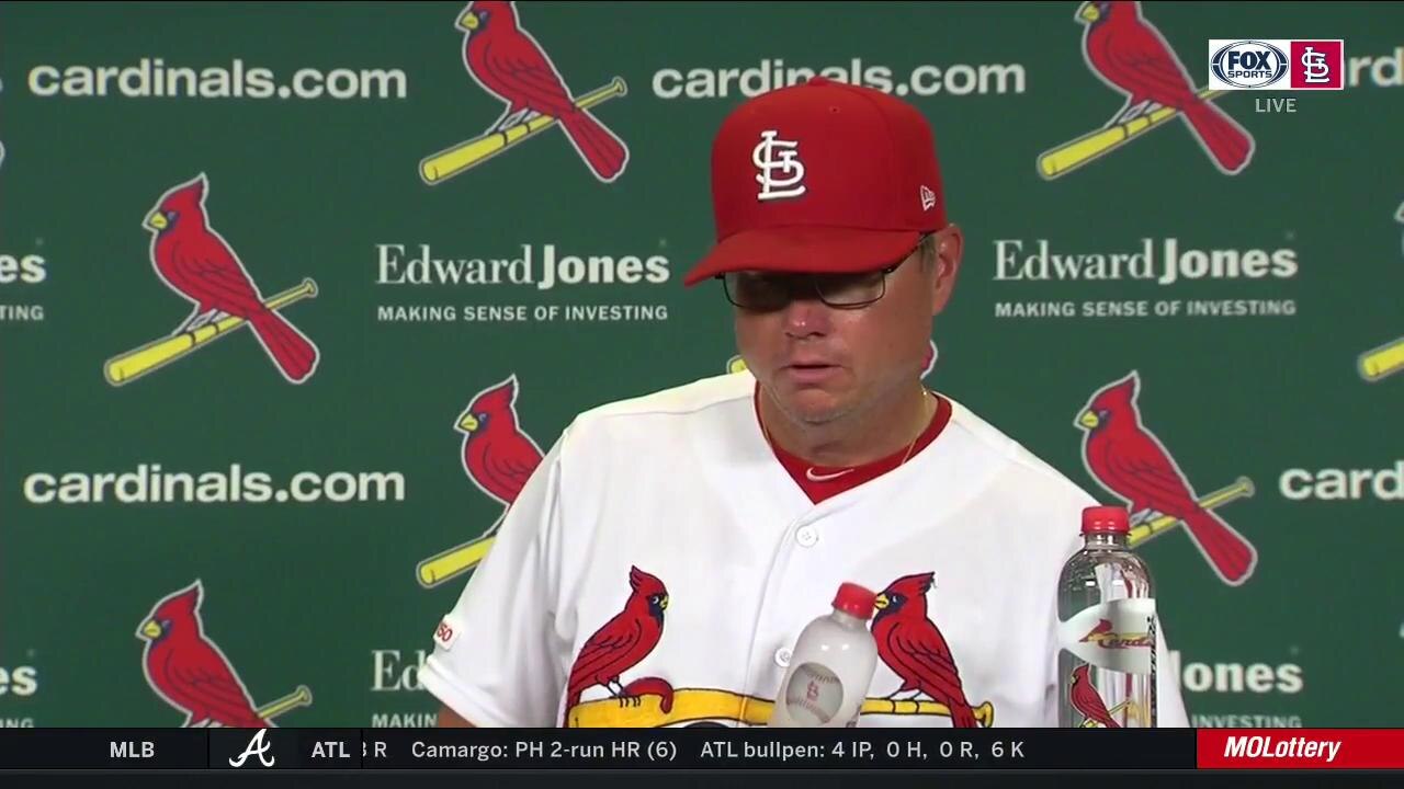 Shildt on Wainwright's outing: 'He pitched brilliantly'