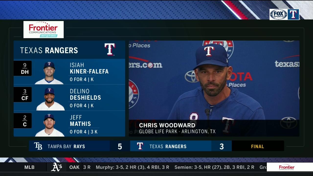 Woody continues to evaluate Nick Solak