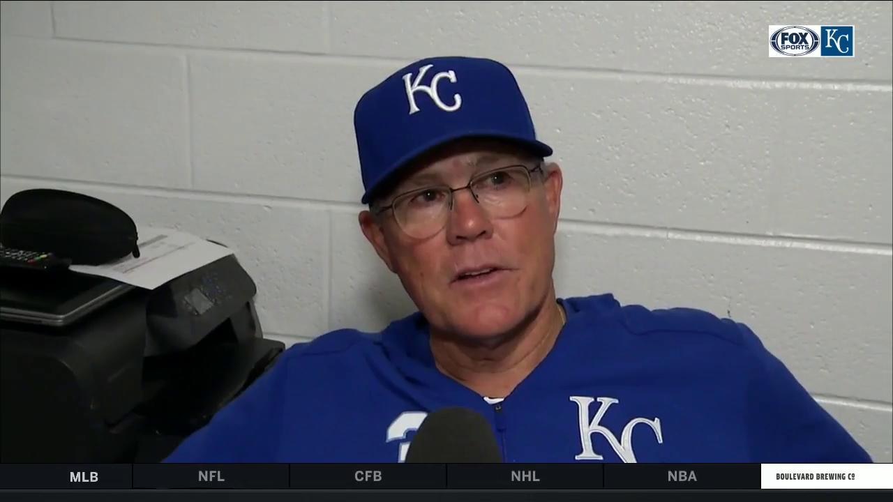 Yost on Junis: "He did a good job of holding the fort'